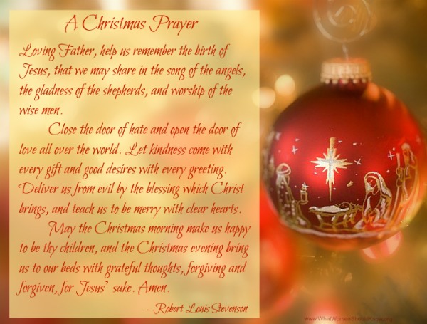 The Christmas Story ~ and ~ A Christmas Prayer | Christin Ditchfield